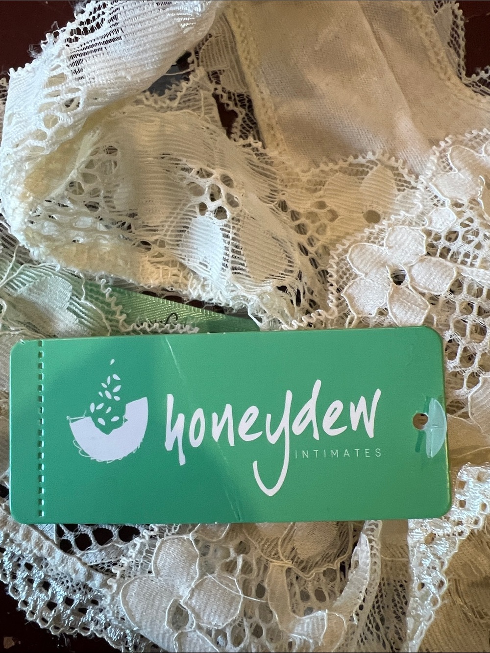 Honeydew Intimates Cream Lace Bikini Panty NWT - Picture 5 of 5